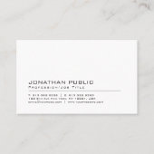 Elegant Professional Modern Minimalist Template 名刺 (正面)
