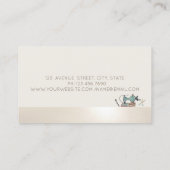 Elegant Professional Sewing Machine Scissors Cream 名刺 (裏面)