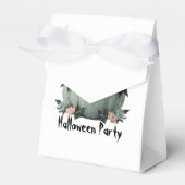 Elegant Pumpkin Halloween Party Design Favor Box フェイバーボックス (正面サイド)