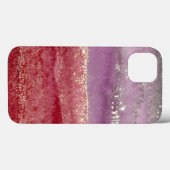 Elegant purple and gold glitter Case-Mate iPhoneケース (裏面 (横))