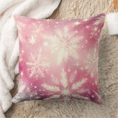 Elegant Purple Christmas Throw Pillow クッション (ブランケット)