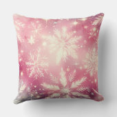 Elegant Purple Christmas Throw Pillow クッション (裏面)