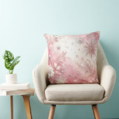 Elegant Purple Christmas Throw Pillow  クッション (椅子)