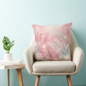 Elegant Purple Christmas Throw Pillow  クッション (椅子)