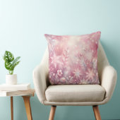 Elegant Purple Christmas Throw Pillow  クッション (椅子)