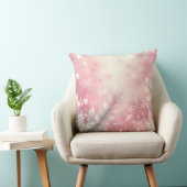 Elegant Purple Christmas Throw Pillow  クッション (椅子)