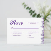 Elegant purple flower 出欠カード (スタンド正面)