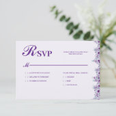 Elegant purple flower 出欠カード (スタンド正面)