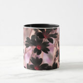 Elegant Purple Flowers マグカップ (中央)