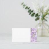 Elegant Purple Grey Abstract Chic Pattern 予約カード (スタンド正面)