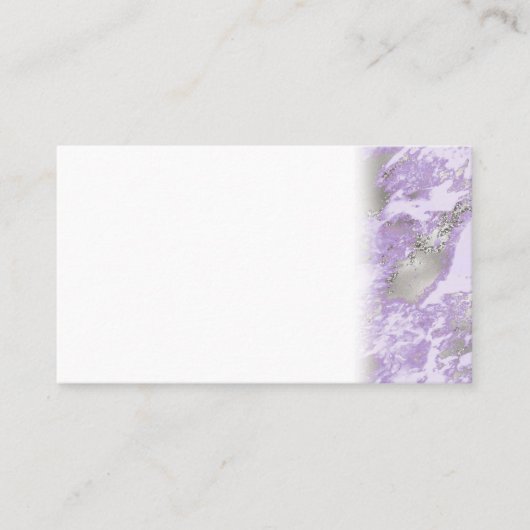 Elegant Purple Grey Abstract Chic Pattern 予約カード (正面)