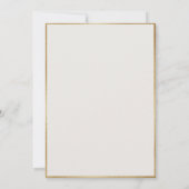 Elegant Purple Hydrangeas Vintage Wedding 招待状 (裏面)