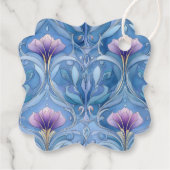 Elegant Purple Initials フェイバータグ (裏面)