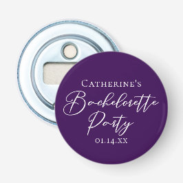 Elegant Purple Minimalist Bachelorette Party 栓抜き