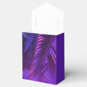 Elegant Purple Palm Leaf Favor Box フェイバーボックス (オープン)