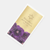 Elegant Purple Rose Floral Gold Bat Mitzvah (コーナー)