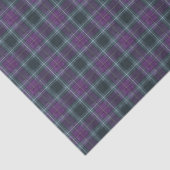 Elegant Purple Teal Plaid 薄葉紙 (詳細)