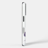 Elegant Purple Vintage Ribbon Personalized Case-Mate iPhoneケース (裏面 / 右)