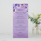 Elegant Purple Violets Wedding and Anniversary  メニュー (スタンド正面)