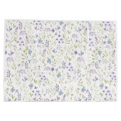 Elegant Purple Wildflower ラージペーパーバッグ (裏面)