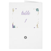 👉 Elegant Purple Wisteria Gold Floral Folded Tabl (裏面)