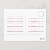 Elegant Quebec Canada watercolor ポストカード (裏面)