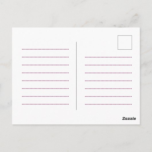 Elegant Quebec Canada watercolor ポストカード (裏面)