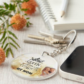 Elegant Queen of my Life-my mom キーホルダー (正面右)