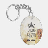 Elegant Queen of my Life-my mom キーホルダー (正面左)