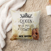 Elegant Queen of my Life-my mom  クッション (ブランケット)