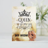Elegant Queen of my Life-my mom  サンキューカード (スタンド正面)