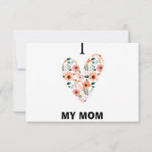 Elegant Queen of my Life-my mom  サンキューカード (裏面)