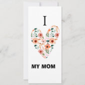 Elegant Queen of my Life-my mom  招待状 (裏面)