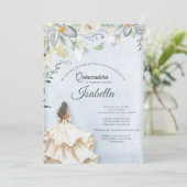 Elegant Quinceanera 15th Birthday 招待状 (スタンド正面)