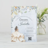 Elegant Quinceanera 15th Birthday Invitation 招待状 (スタンド正面)