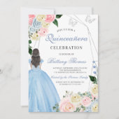 Elegant Quinceañera Invitation Card 招待状 (正面)