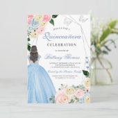 Elegant Quinceañera Invitation Card 招待状 (スタンド正面)