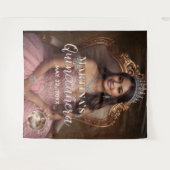 Elegant Quinceañera Tapestry Photo Backdrop タペストリー (正面(横))