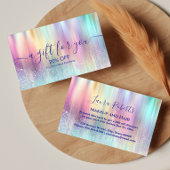 Elegant Rainbow Gradient 割引カード