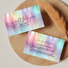 Elegant Rainbow Gradient 割引カード