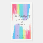 Elegant Rainbow Wedding Personalized (正面)