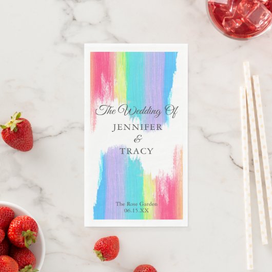 Elegant Rainbow Wedding Personalized (インサイチュ)
