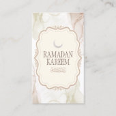 Elegant Ramadan Kareem Greeting Card  名刺 (正面)
