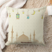 Elegant Ramadan Kareem Pillow クッション (ブランケット)
