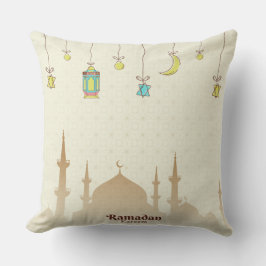 Elegant Ramadan Kareem Pillow クッション