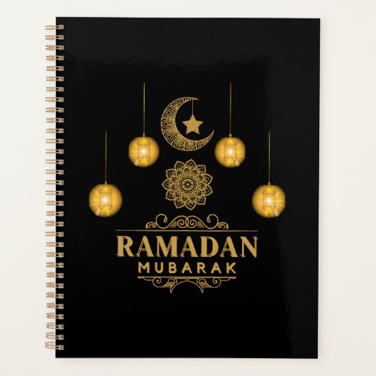 Elegant Ramadan Nights- Eid Mubarak 2026 Holiday  プランナー手帳 (正面)