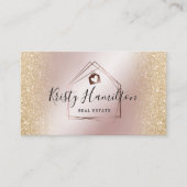 elegant real estate house key add photo 名刺 (正面)