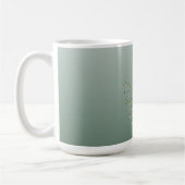 Elegant Red and Green coffee mugs  コーヒーマグカップ (左)