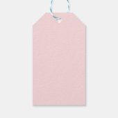 Elegant Red Bow Christmas Party Gift Tag ギフトタグ (裏面)