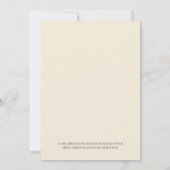 Elegant Red Brushstroke Christmas Holiday Party 招待状 (裏面)